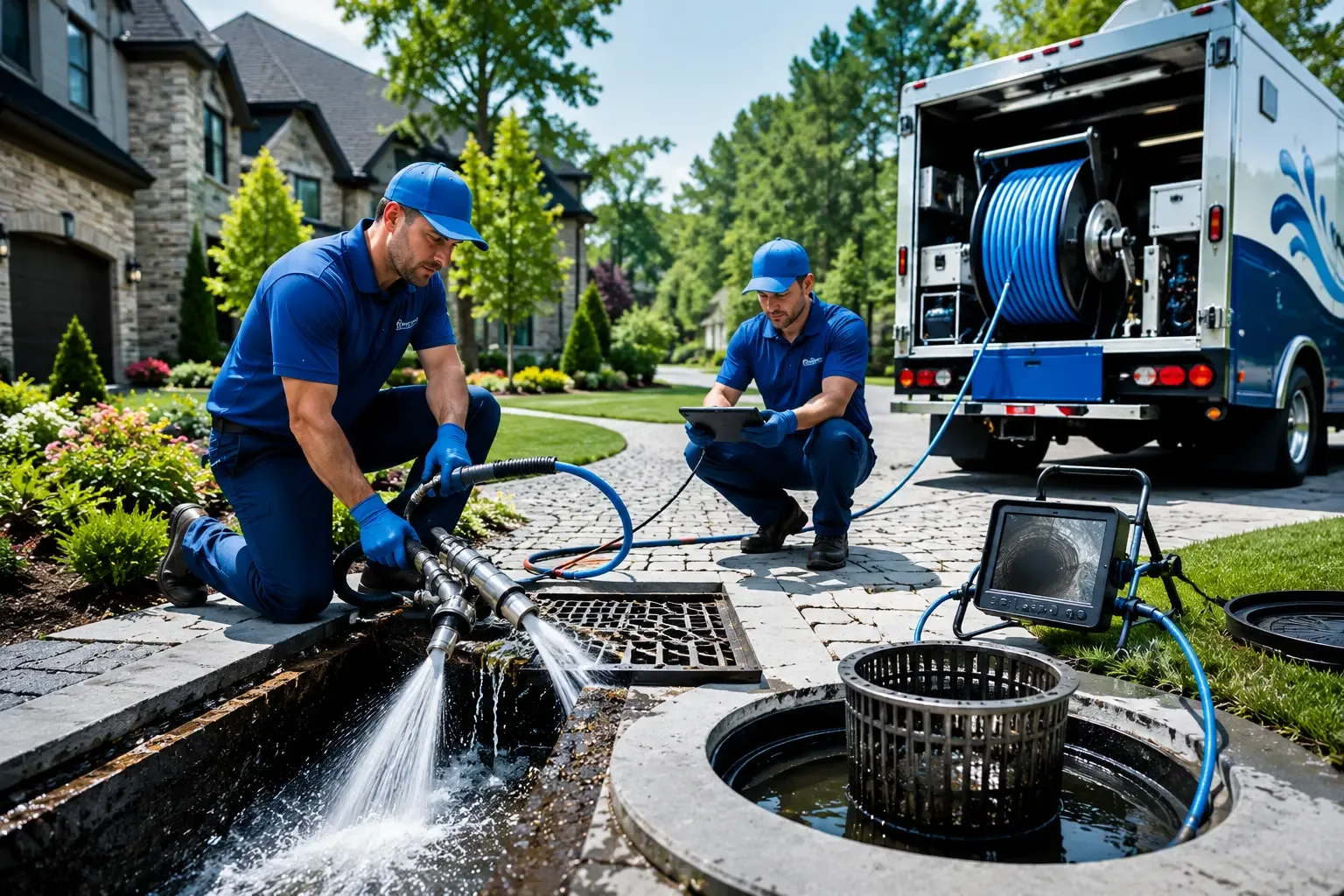 Local outdoor drain cleaning professionals in Wallace, MI